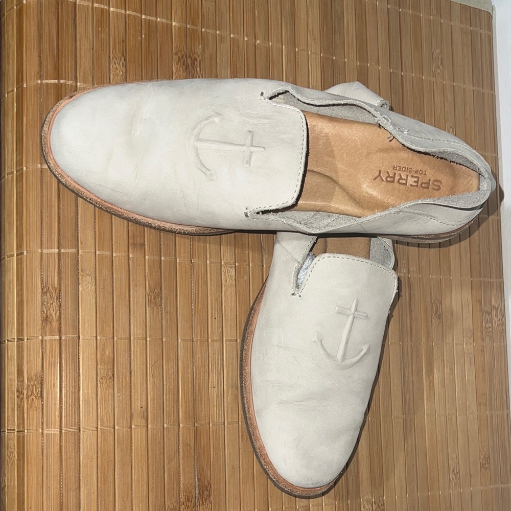 Sperry Men's Cream Boat Shoes